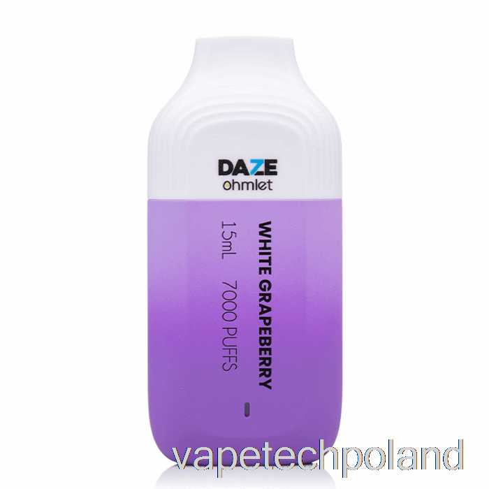 Vape Pod 7 Daze Ohmlet 7000 Jednorazowe Białe Winogrona